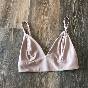 Taupe bra top